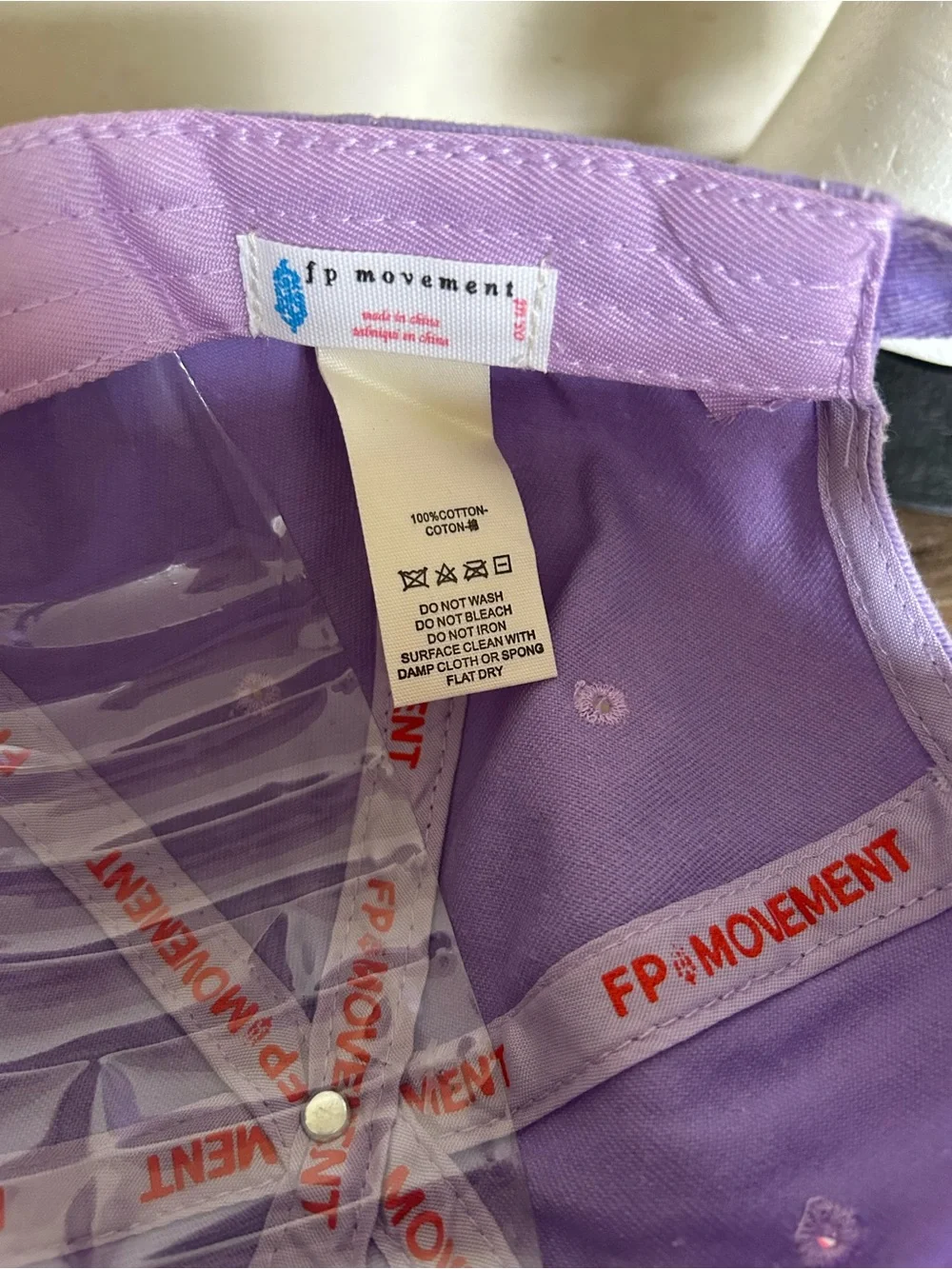 Free People NWT purple lavander baseball cap hat